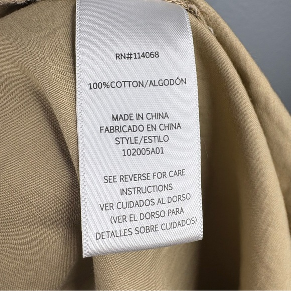 Sweet Baby Jamie Taupe Cotton Wrap Dress - Picture 10 of 11